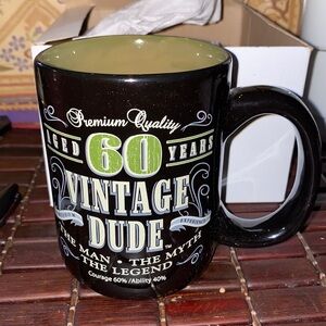 Laid back mug oak patch gift 60th birthday